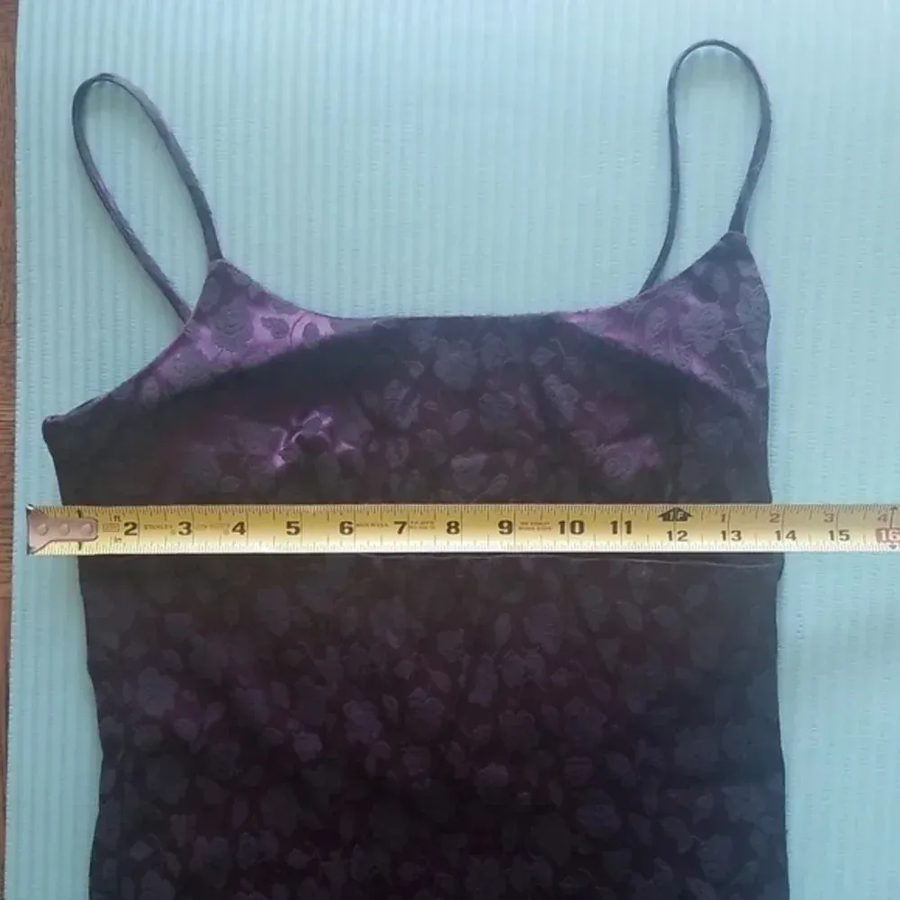 NWOT City Triangle Purple Full length gown dress with high slit - Image 15