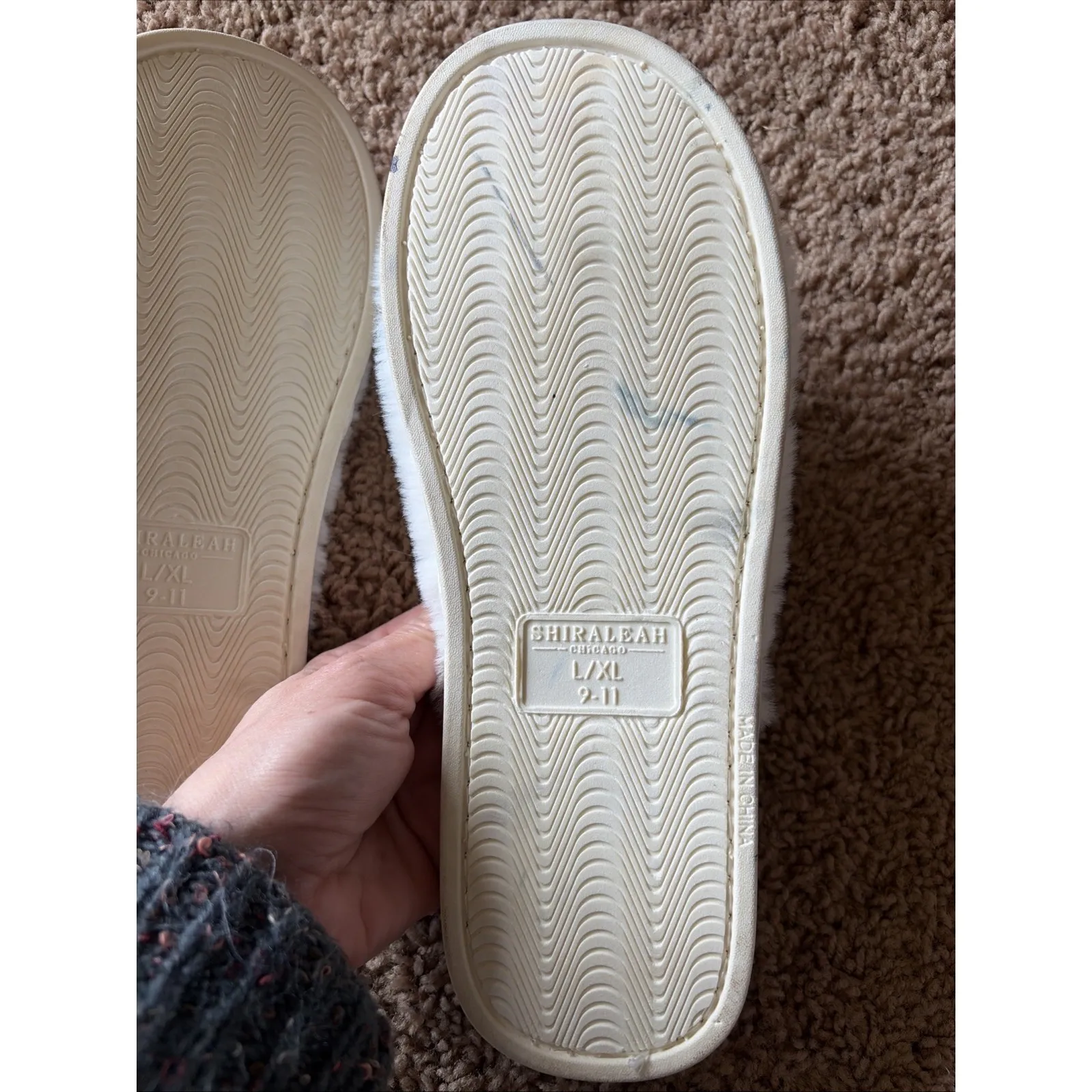 Shiraleah White Faux Fur MRS. Wifey Honeymoon Wedding Bridal Slippers L/XL 9-11 - Image 12