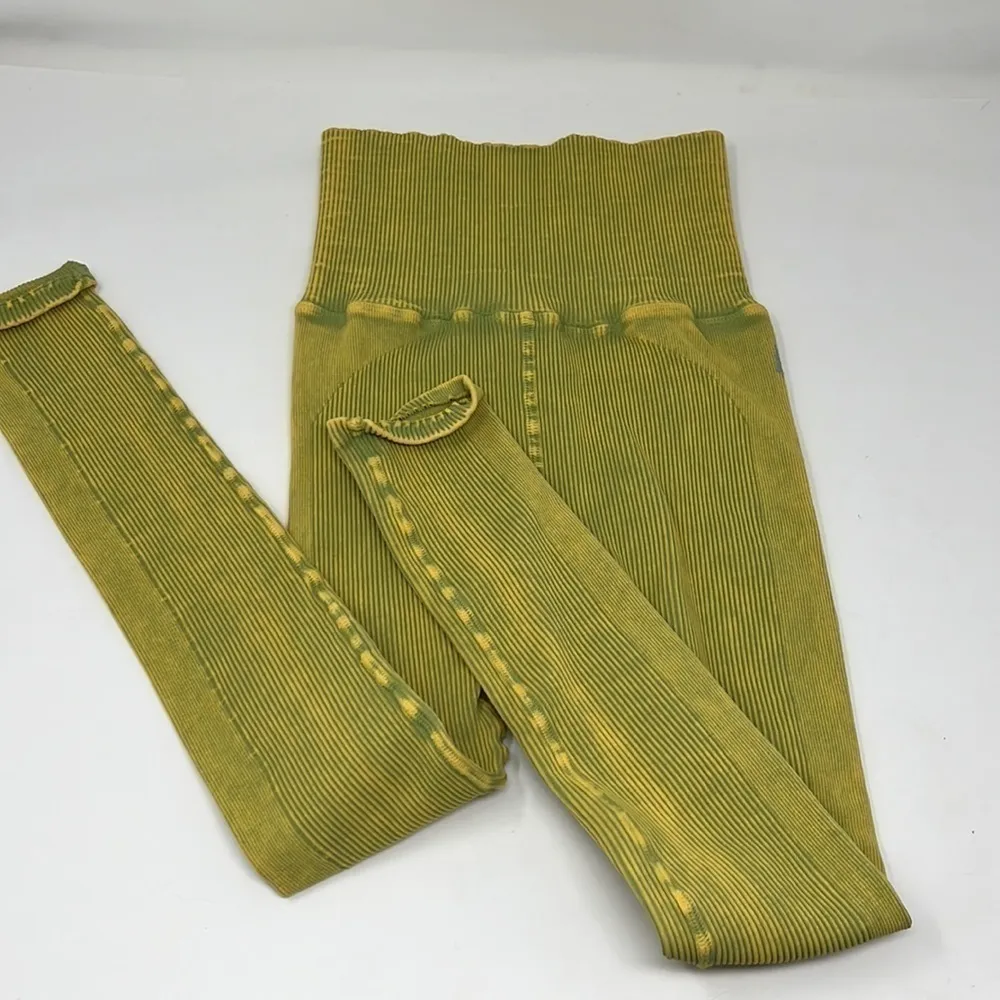 FREE PEOPLE Movement 7/8 Happiness Runs Leggings in Sparkling Citrus xs/s - Image 7