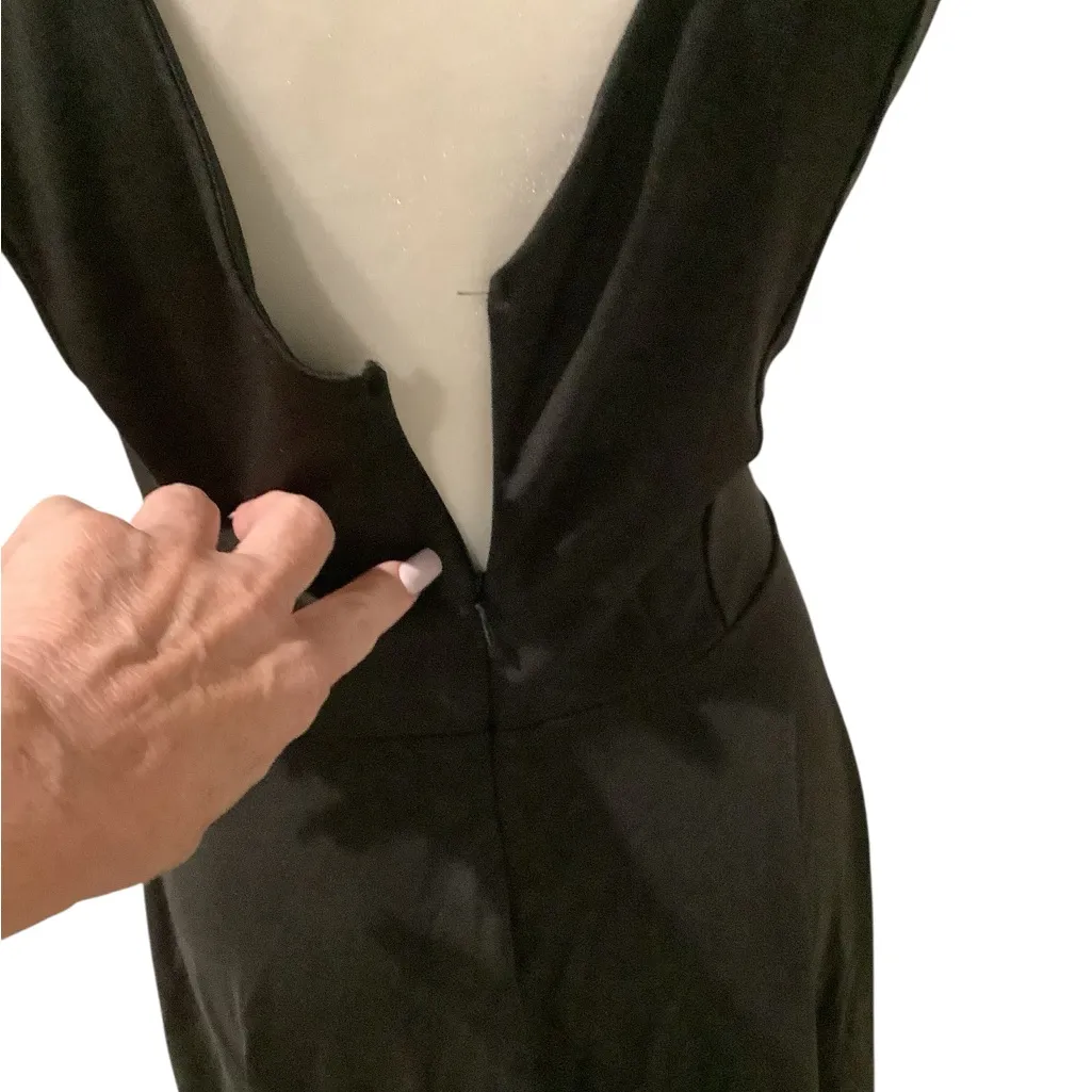 Elegant Black Sleeveless Dress BRAND NEW No Price Tag. Size L Size L - Image 6