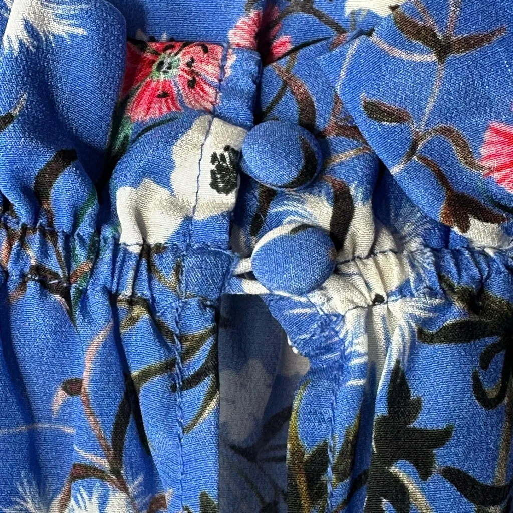 SALONI Grace Mini Dress Foxglove Meadow Silk Off - Image 9