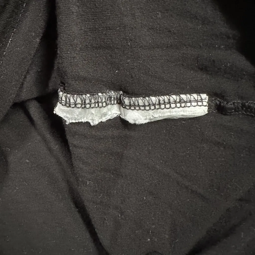 Levis Shirt Womens Large Black V Neck Short Sleeve‎ Casual Tee Made In Turkey - Image 5