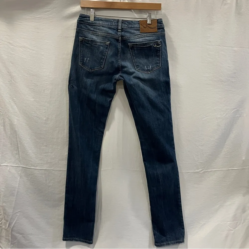 LTB Low Waist Denim Jeans Womens No Size Tag Long Basic Neutral Casual Festival Blue - Image 3