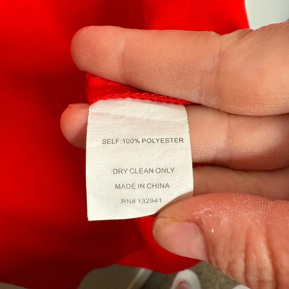 AMANDA‎ UPRICHARD Red Off-Shoulder Mini Dress Size Small Cocktail Party - Image 6