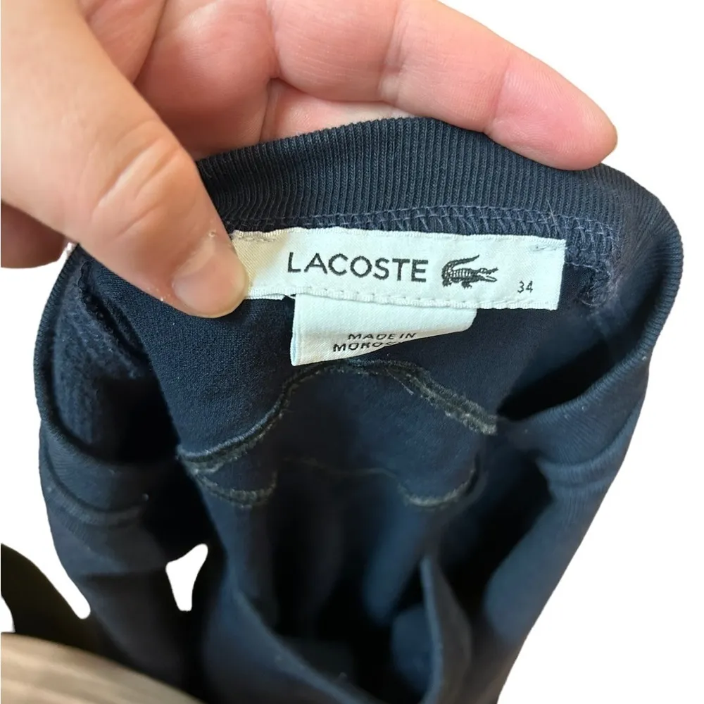 Lacoste Navy crewneck pullover sweatshirt - Image 5