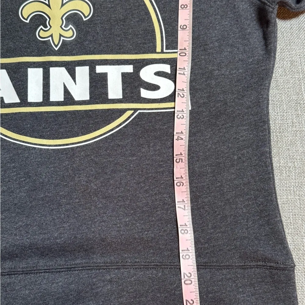 Saints Logo Gray Sweatshirt Small - Image 4