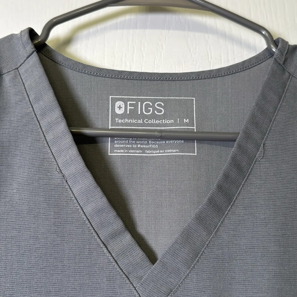 Figs Technical Catarina Dark Space Gray Scrub Hospital Medical Nurse Doctor MED - Image 3
