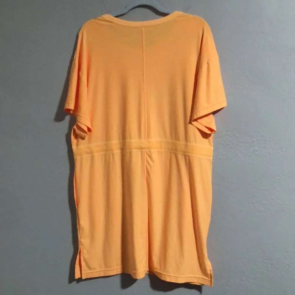 Athleta Size M Crosscurrent Oversized Coverup Athletic Dress in Acapulo Orange - Image 4