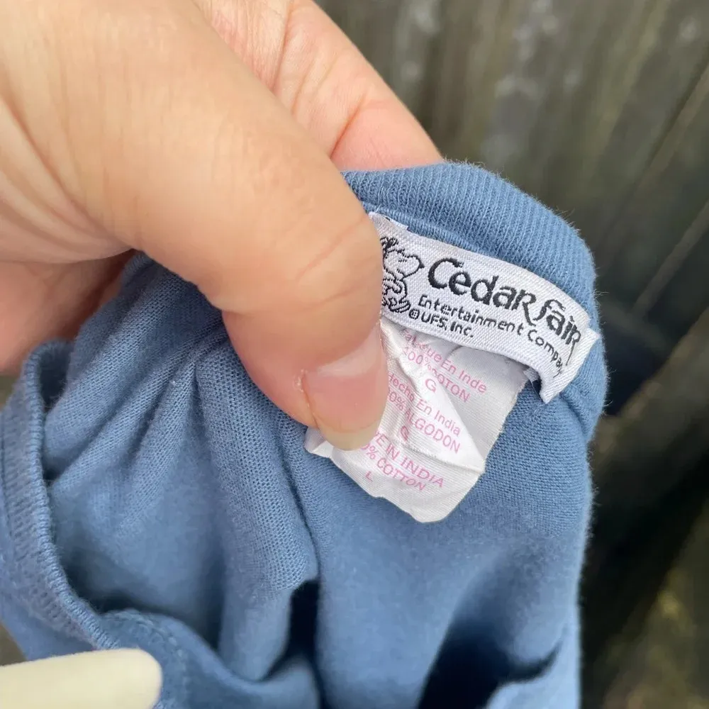 GREAT AMERICA SNOOPY TEE Blue - Image 2