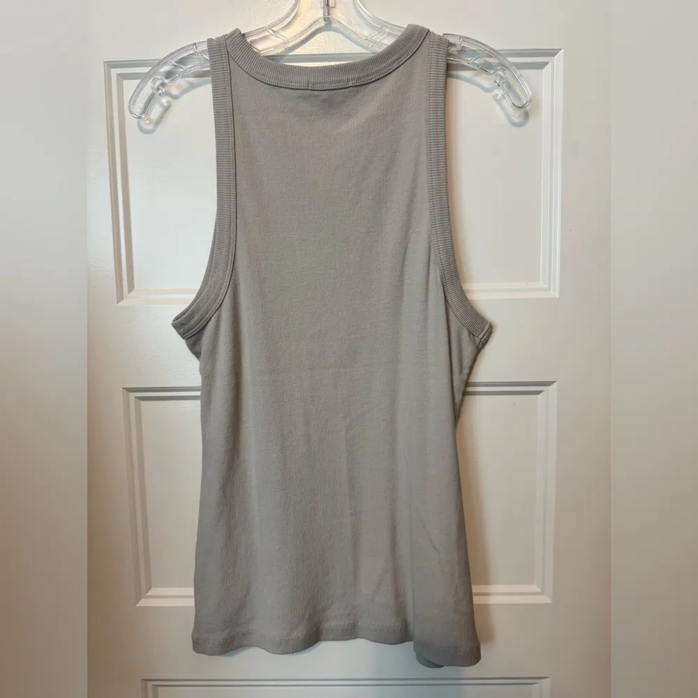 James Perse Cutaway Ribbed Tank Size 4 - Image 2