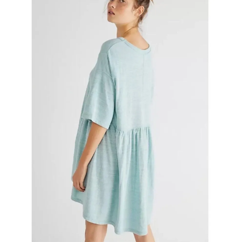 Free People Beach Women's Stone Harbor Mini Dress Juniper Berry Size XS - Image 2