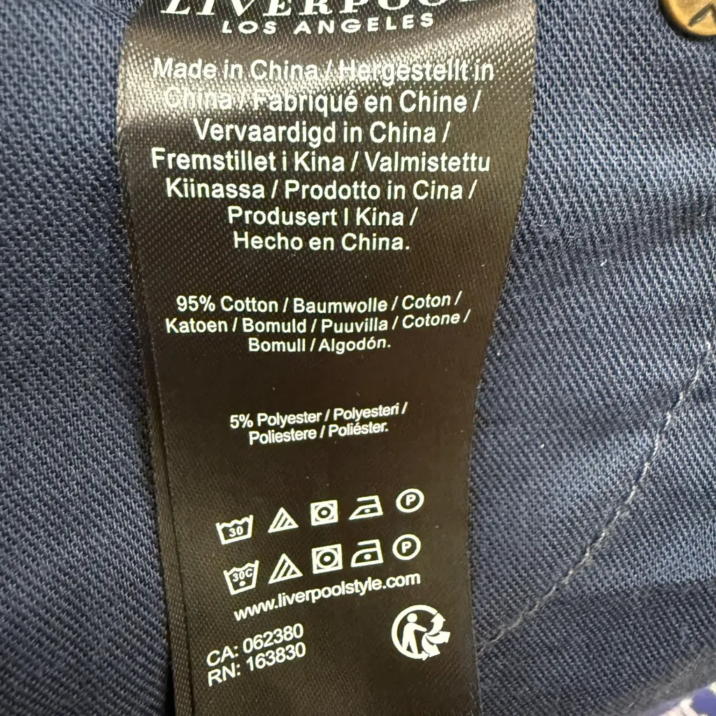 Liverpool Barrel Ankle Jeans sz 0/25 nwt - Image 8