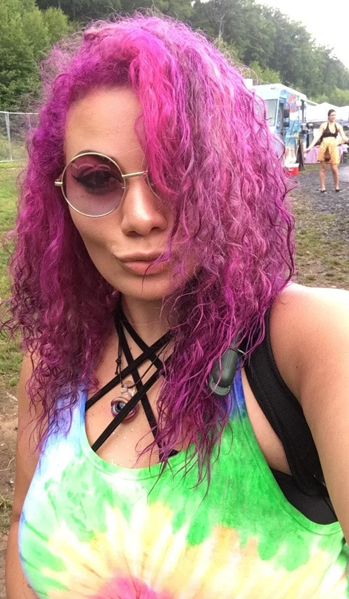 | Tie Dye Fringe Tank Top - Image 5