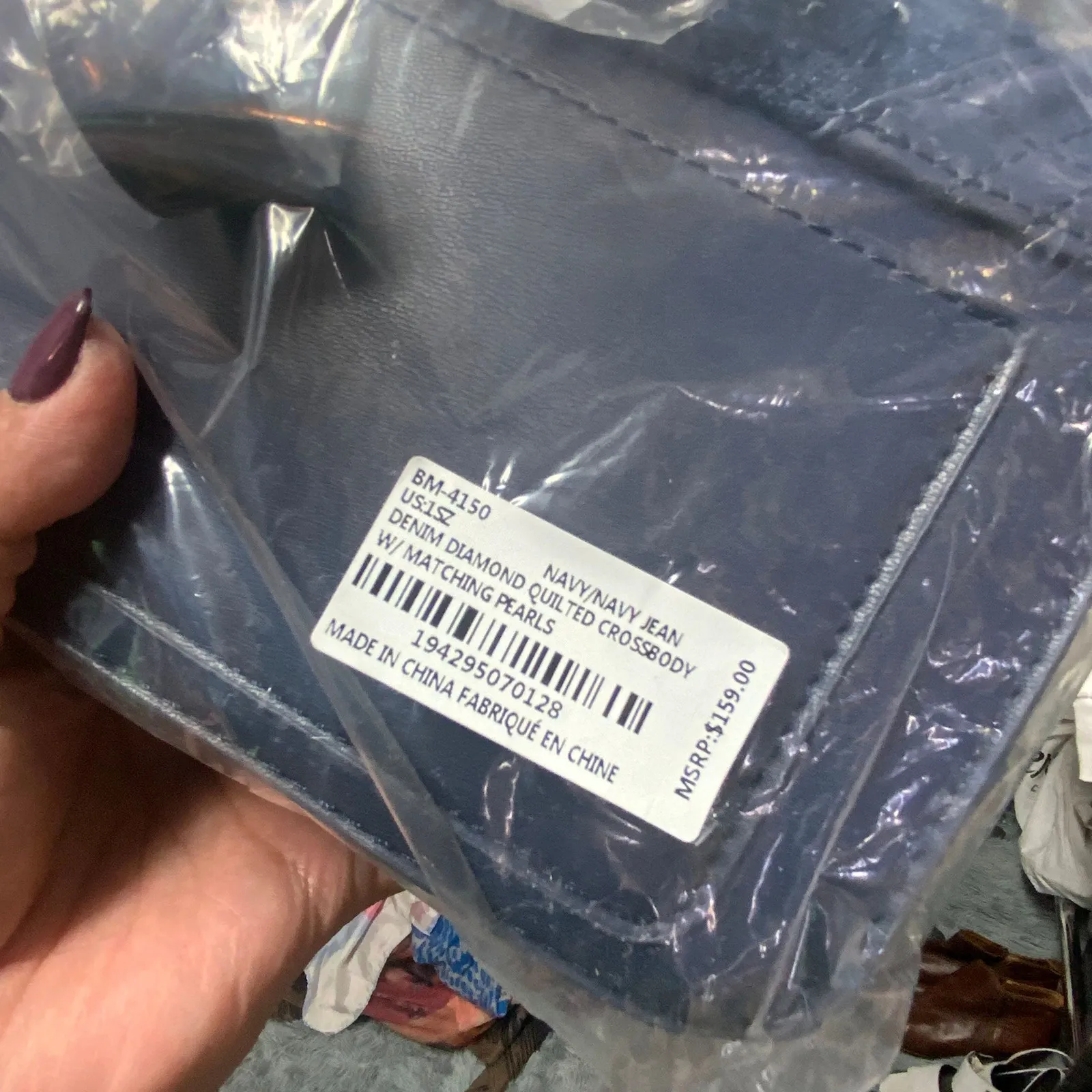 Badgley Mishka Bag Blue - Image 3