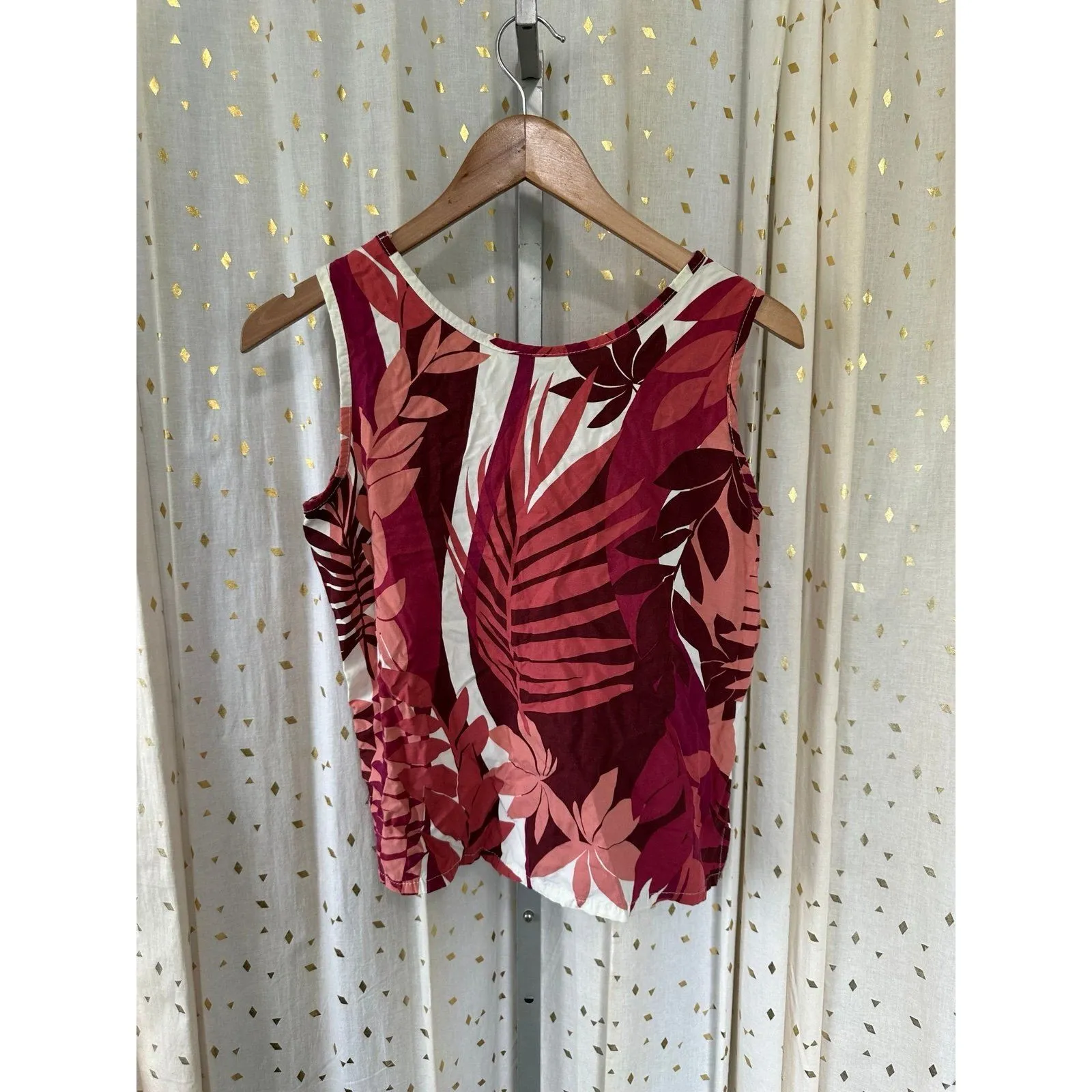 Wild Mango Hawaii Women's Hawaiian Tropical Tank Top XS - Image 3