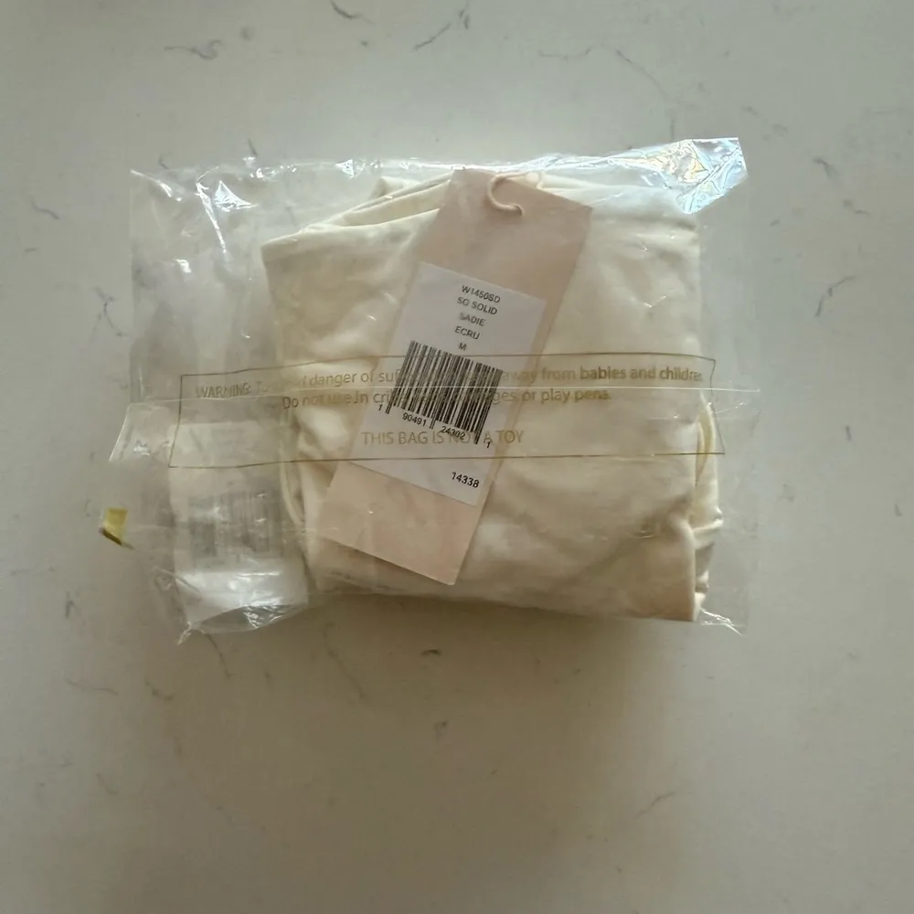 Eberjey So Solid Sadie Bikini Bottoms - Size‎ M - Ecru - NWT - Image 3