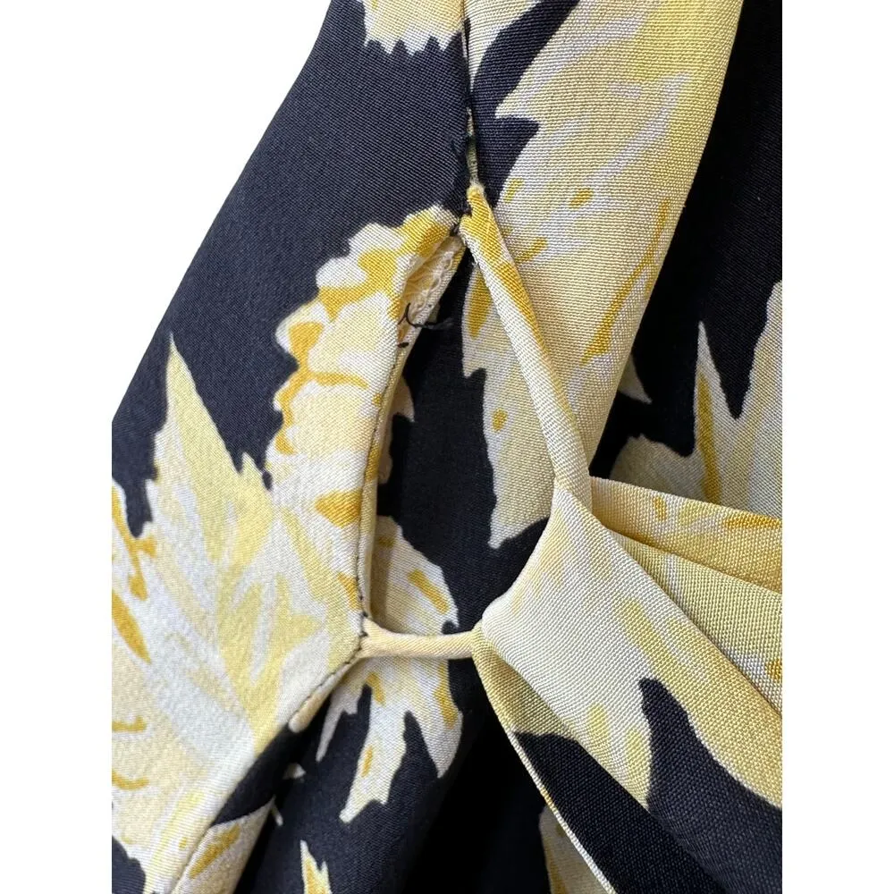 Stine Goya Gianna Silk Dress Hortensia Dark Women's Size XS Yellow - Image 7