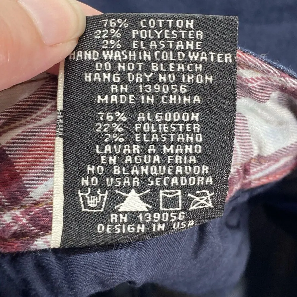 Grace In LA Jeans Womens 31 cropped‎ quilted pockets plaid cuffs - Image 13