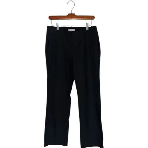 Calvin Klein Black Straight Leg Dress Pants Women Size 6 Polyester Blend Office - Image 13