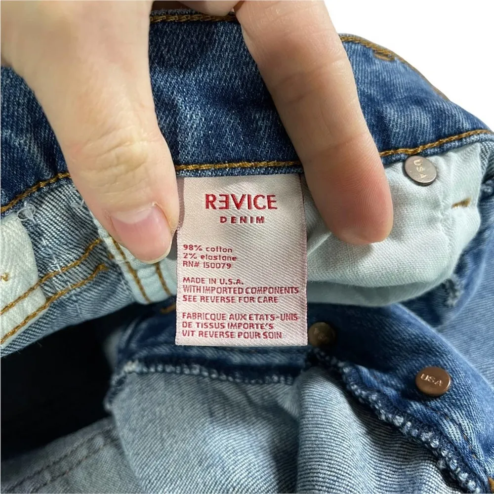 Revice | Ruby Tuesday Racer Stripe Raw Hem High Rise Jeans 26 - Image 10