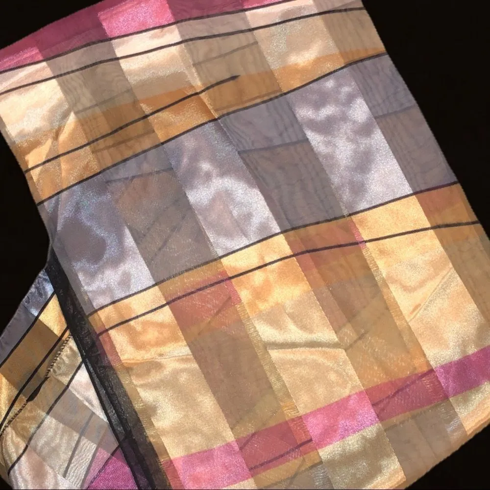 Beautiful scarf! Love this one! Lots to work with Pink - Image 4