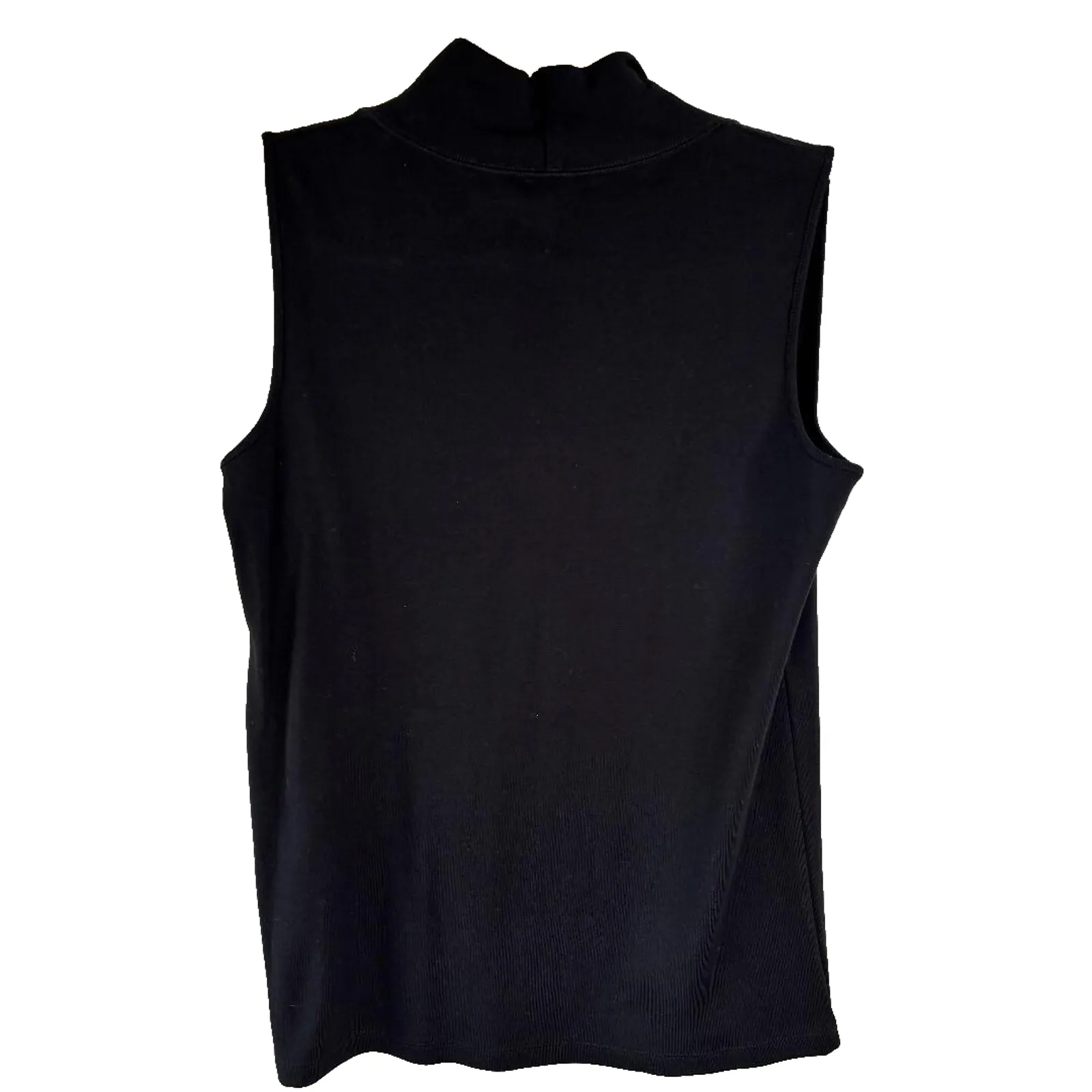 Rafaella Black Sleeveless Women's Top Size M - Image 2