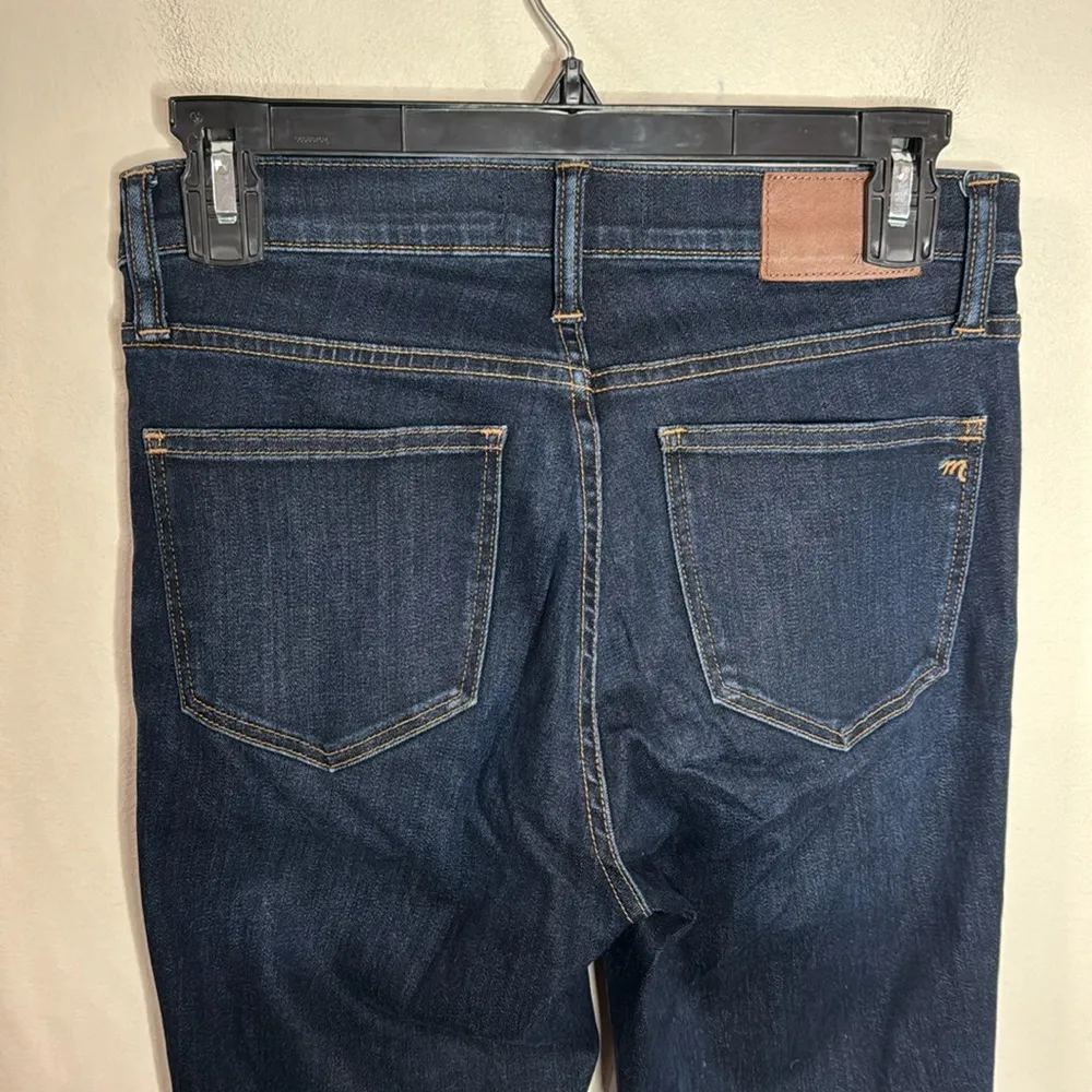 Madewell 9" Mid-Rise Skinny Jeans in Larkspur tencel stretch Denim Edition sz 27 - Image 5