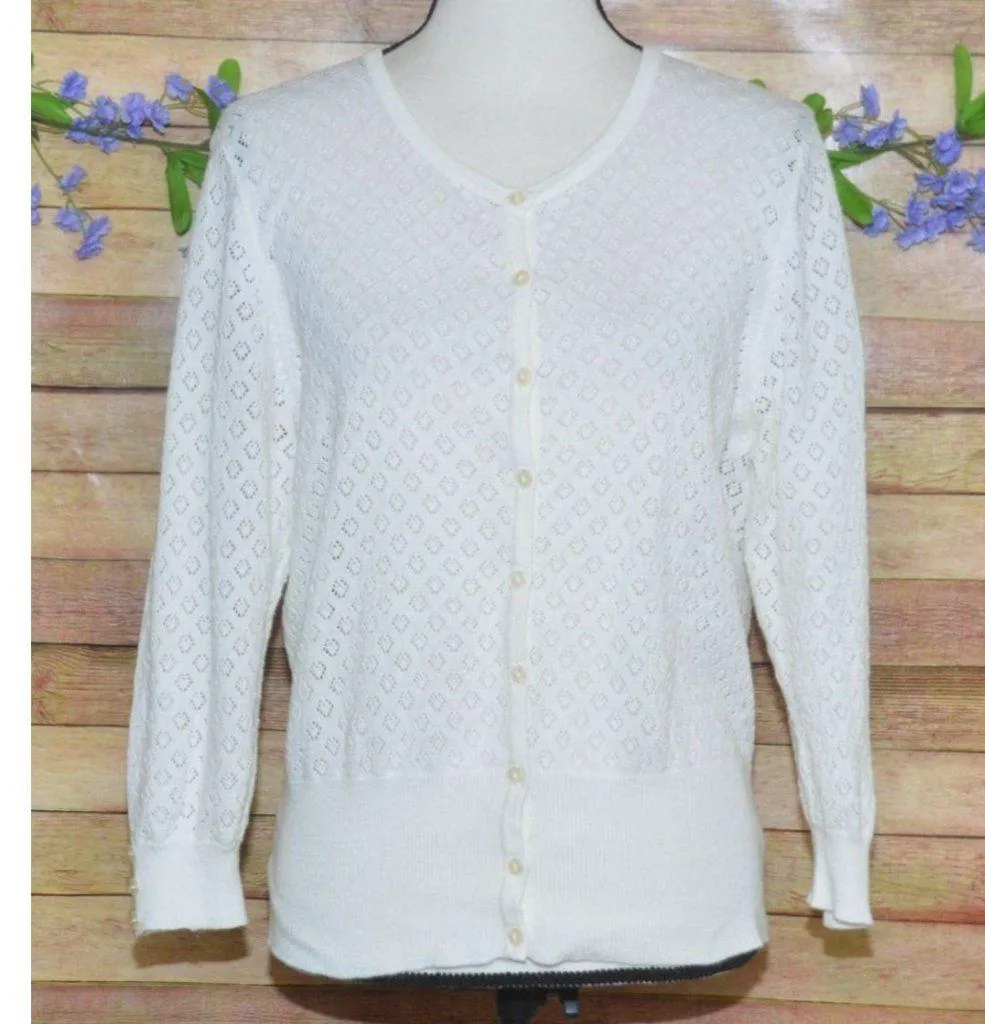 Outlander White Button Up Long Sleeve V - Image 1