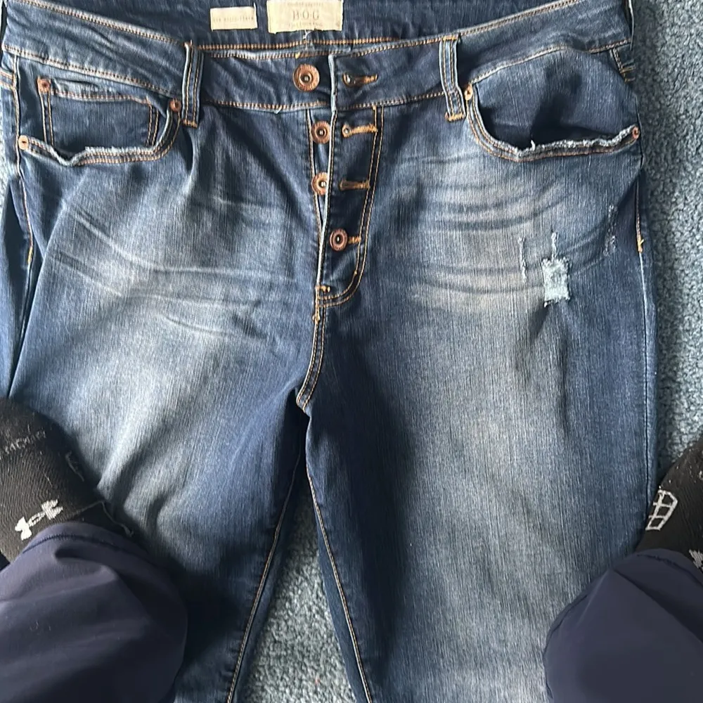 Band of Gypsies BOG Eva micro flare light weight amazin jeans size 31 high waist - Image 7