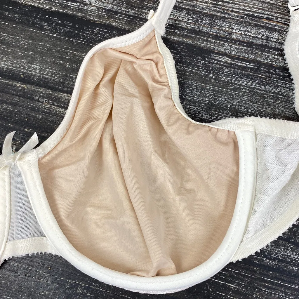 Chantelle Ivory Norah Unlined Underwire Bra 36C - Image 5