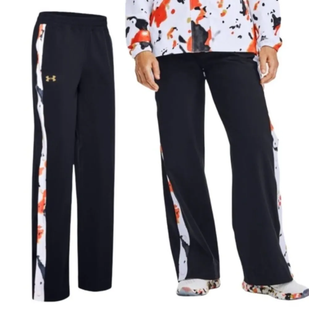 NWT Women's UA RUSH™ Woven Upstream Camo Wide Leg Pants - Image 3