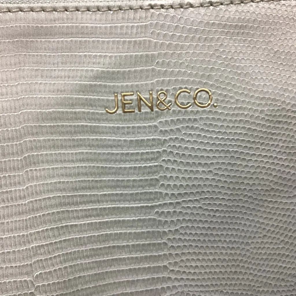 Jen & Co. Izzy Lizard Vegan Leather Crossbody Green - Image 8