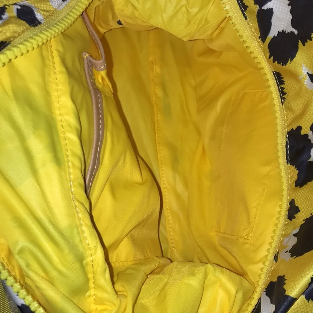 MZ Wallace New York Yellow Leopard Metro Tote Deluxe Adjustable Strap Medium Bag - Image 14