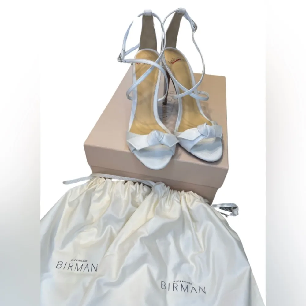 NEW ALEXANDRE BIRMAN Clarita 100 Satin Bridal Sandals Size 6 Wedding - Image 5