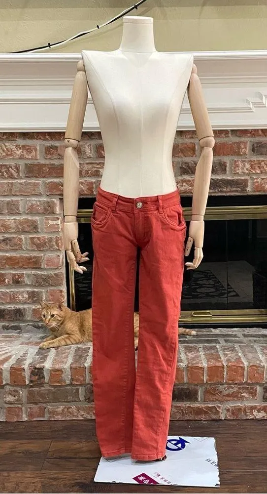 Romeo & Juliet Couture orange bootcut jeans / 26 / Excellent condition - Image 6