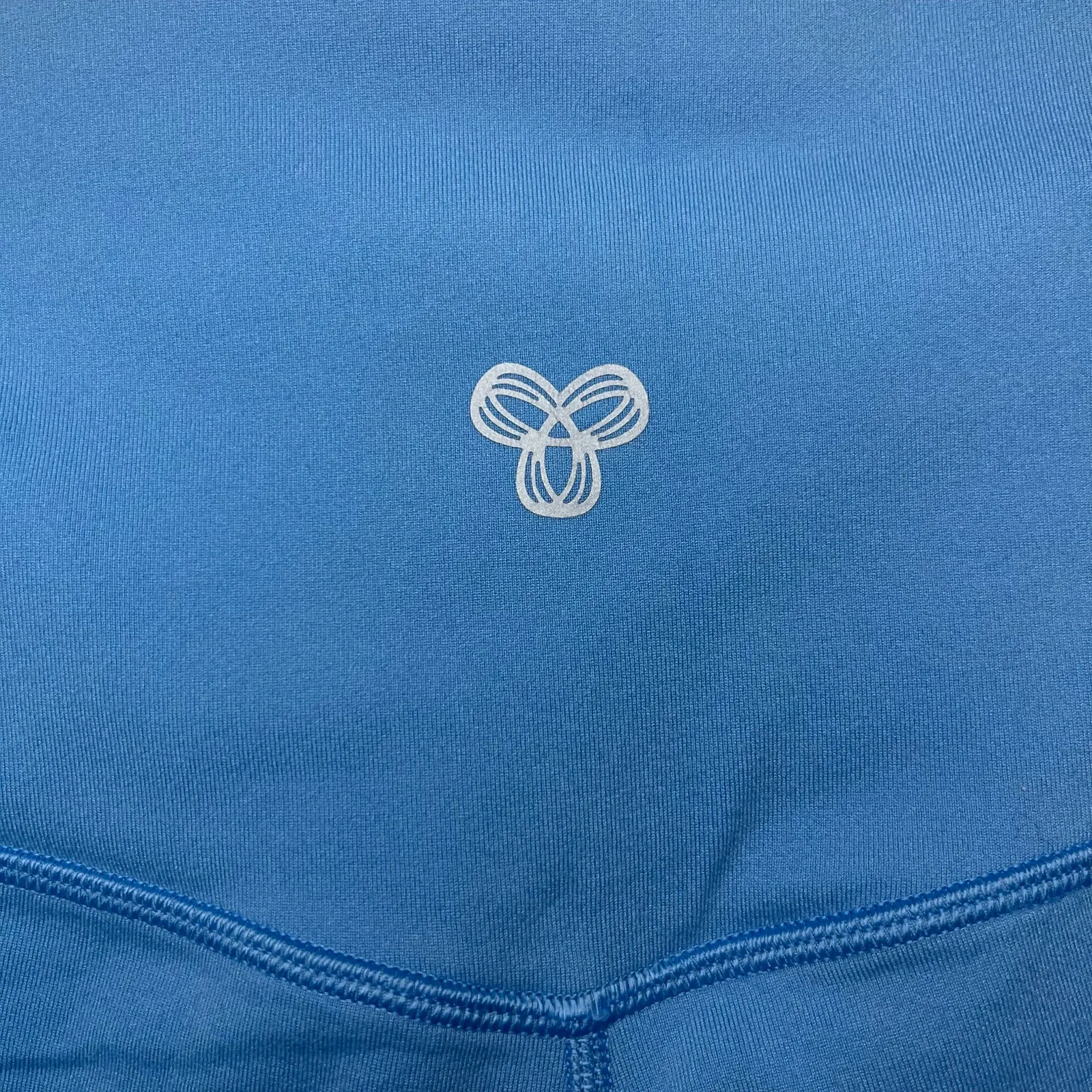 Aritzia Tna TnAction High Rise Blue Biker Shorts Activewear Workout Gym Sz Small - Image 5