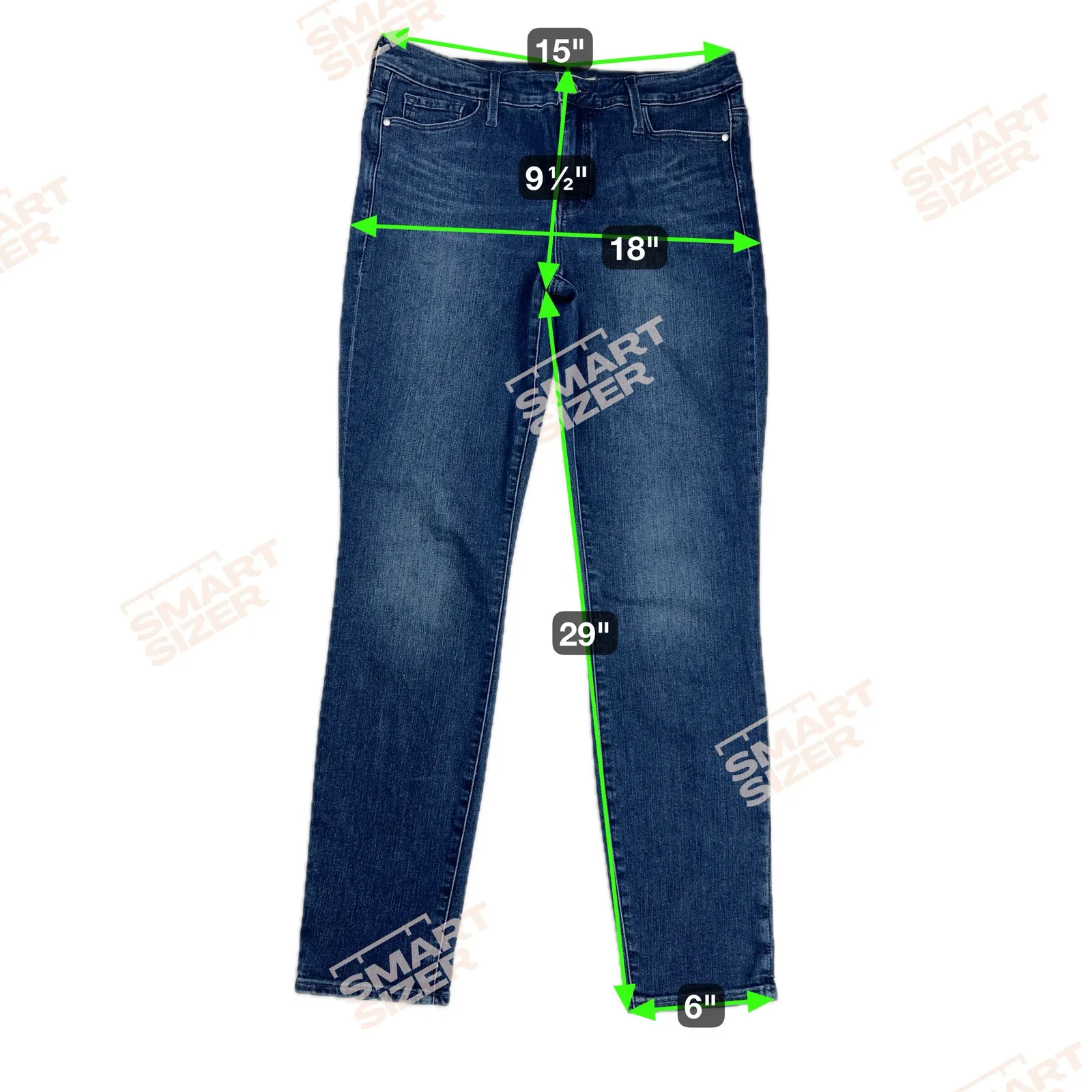 Athleta Skulptek Skinny Dark Wash Stretch Denim Mid Rise Jeans Size 10 - Image 5