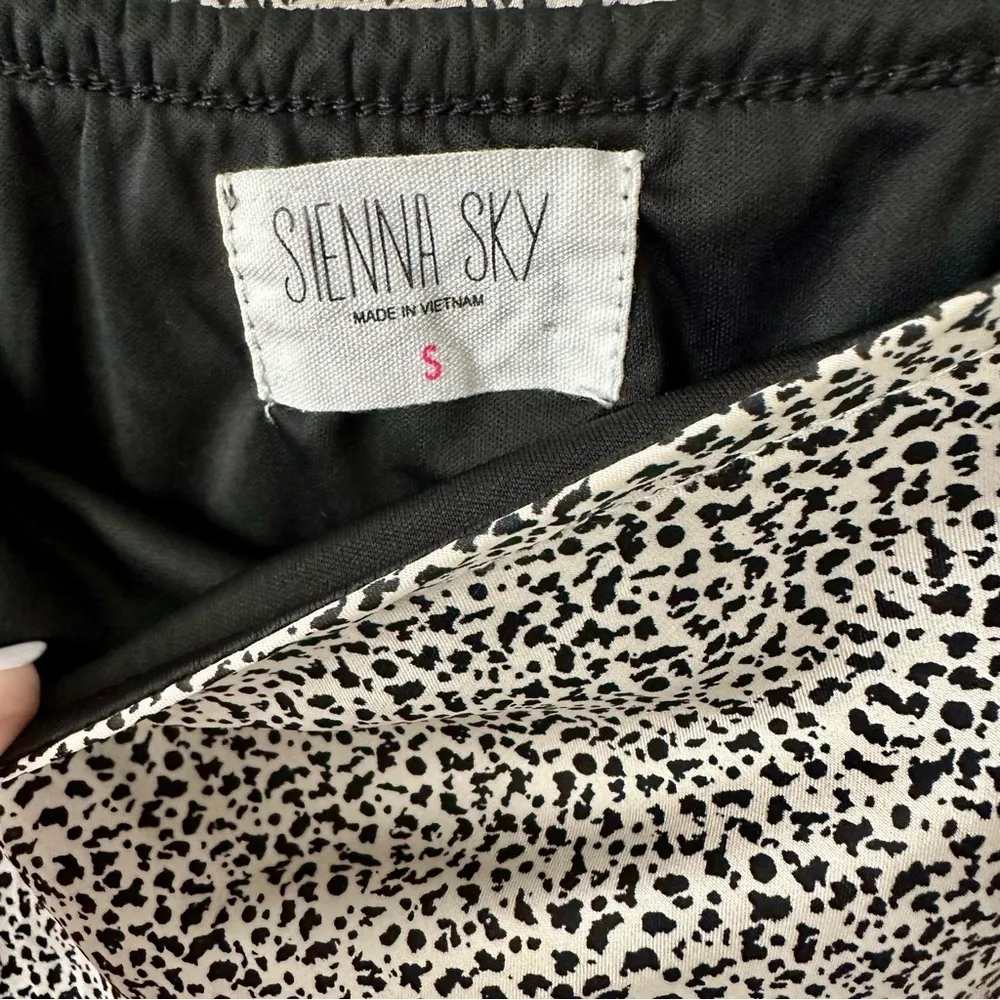 Sienna Sky Animal Print Satin Midi Skirt Size S - Image 2