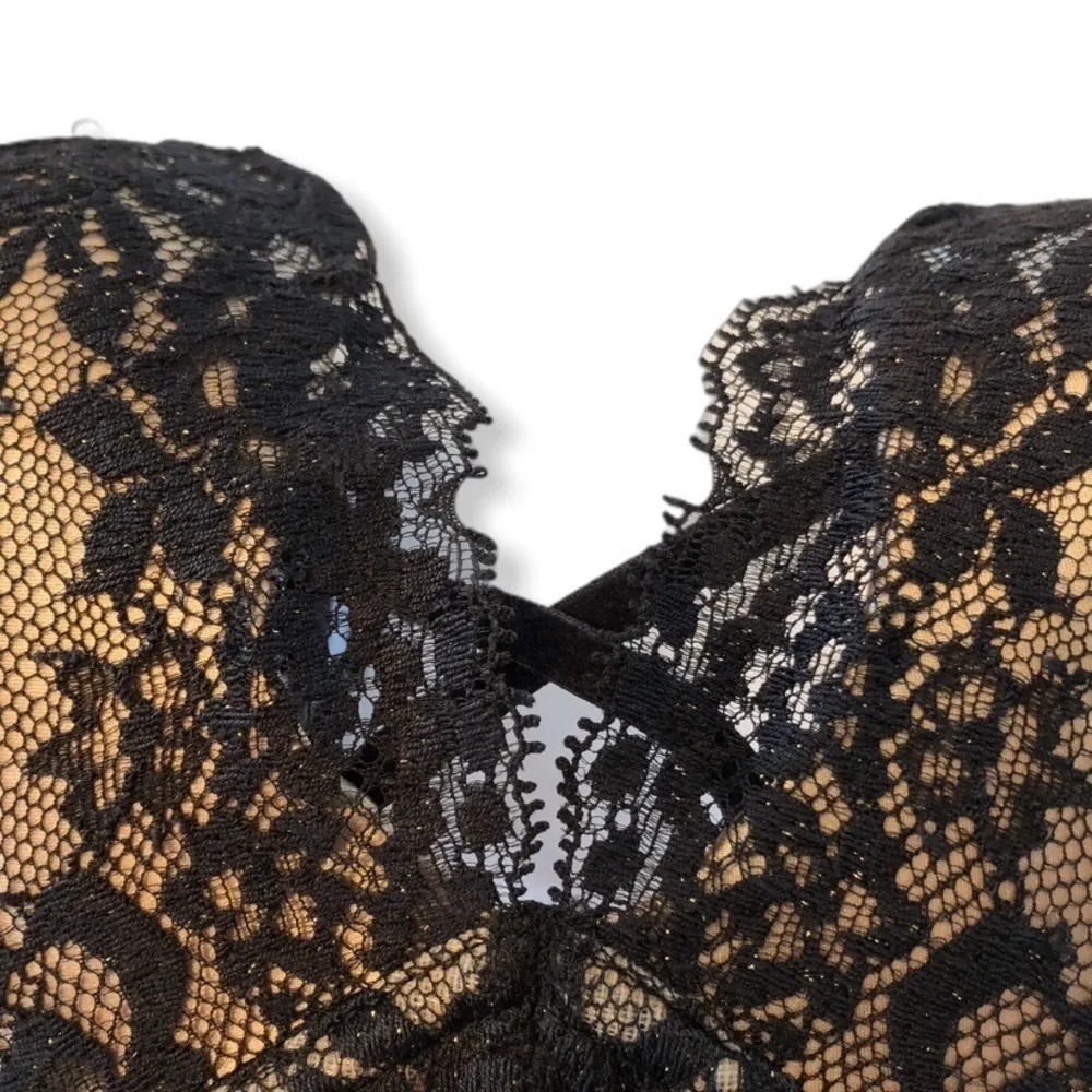 Pleasure State Tsukiko Tsunami Knockout Bra Lace Black 34D NEW Size undefined - Image 6