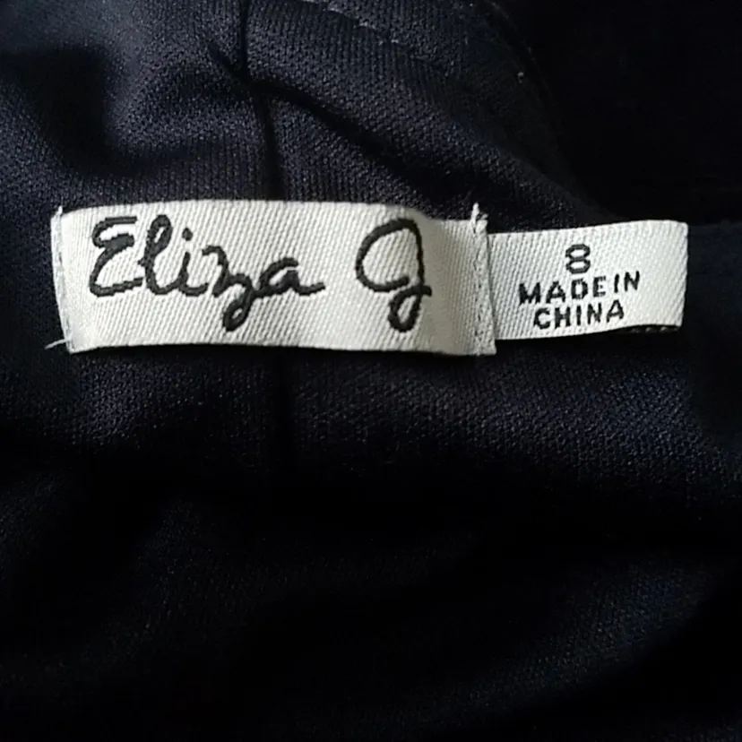 Eliza J one shoulder velvet embellished dress 8 - Image 11