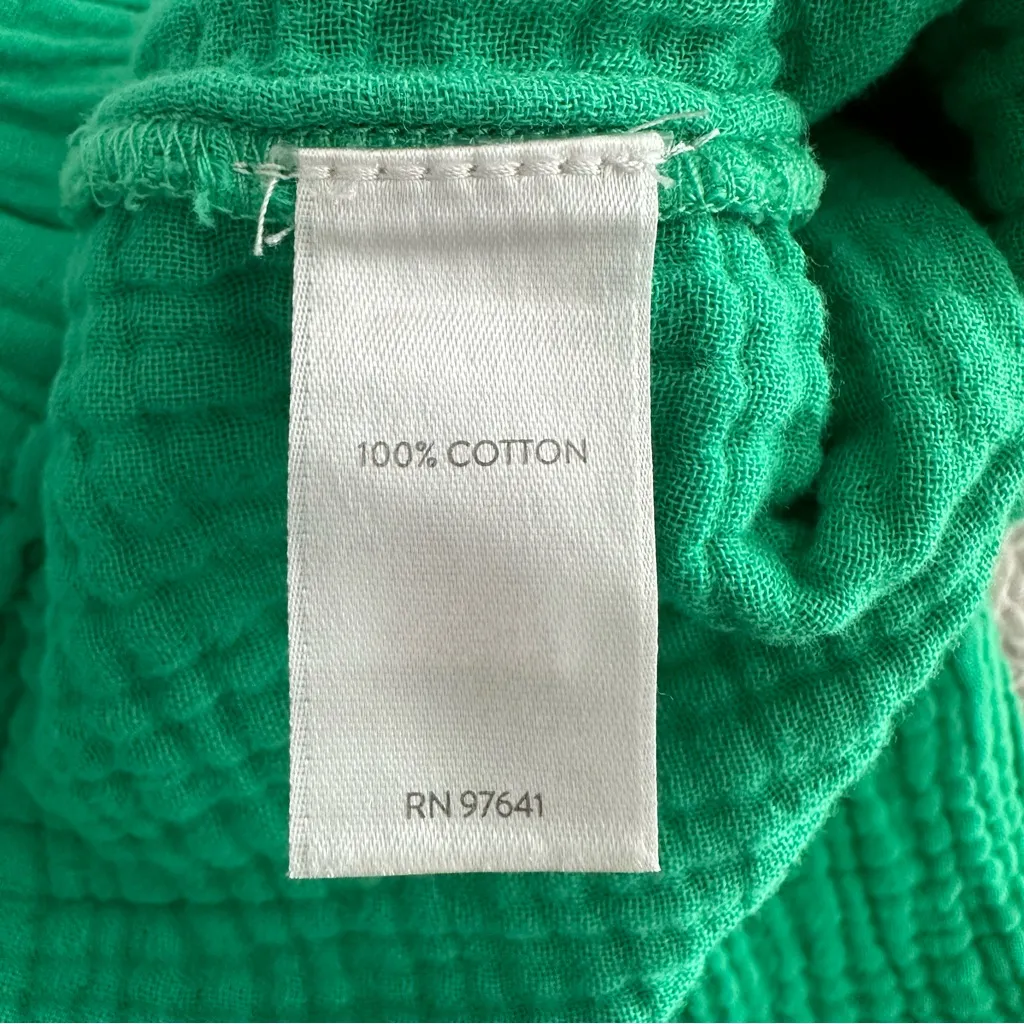 J. Jill Green Cotton Gauze Pull - Image 14