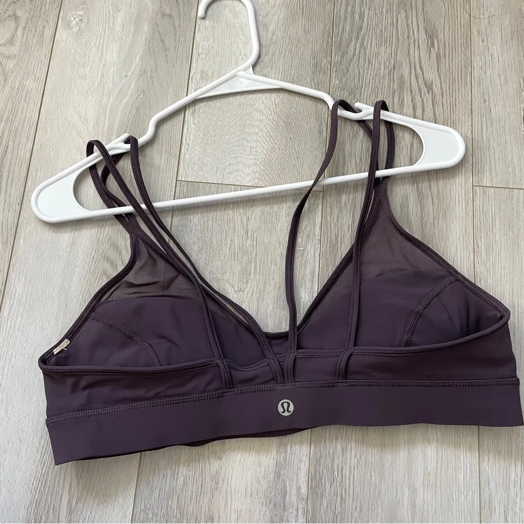 Lululemon Anew Bra mesh sports womens Purple (size 12) activewear workout gym - Image 2