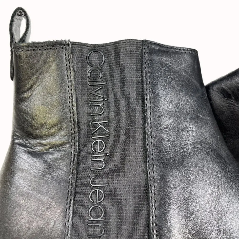 Calvin Klein Jeans Lorine Women's Black Shoes/Chelsea Boots Sz 7M SKU 4695 - Image 8