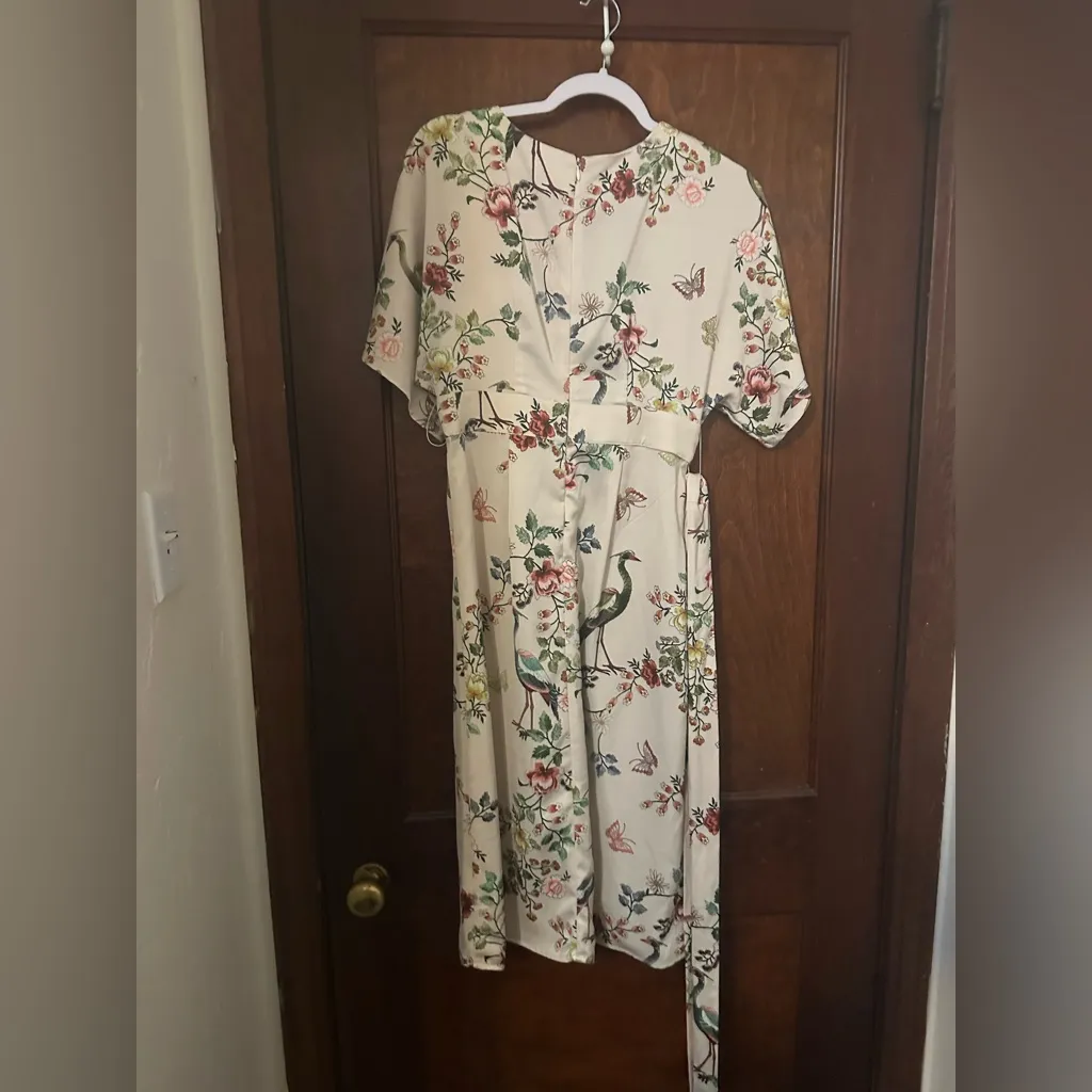 Anthropologie DRA Avian Kimono Midi Dress Size 6 - Image 4