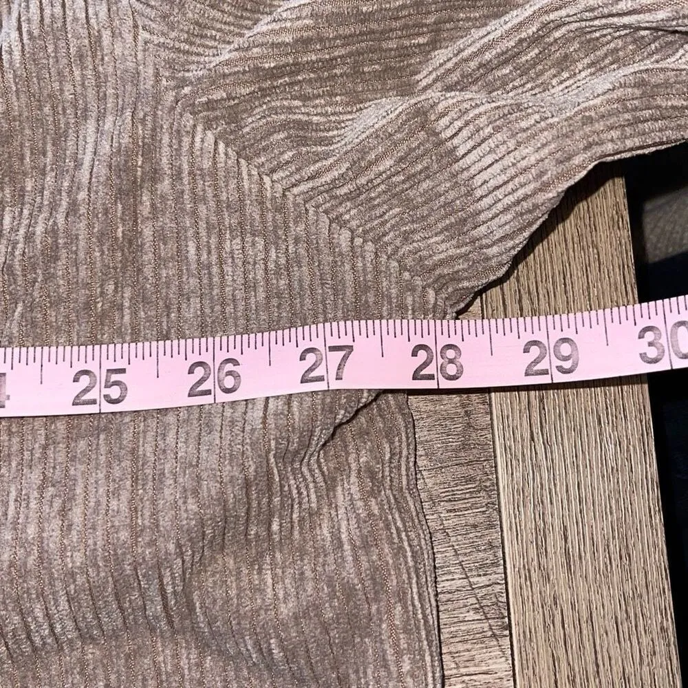 Ci Sono Corduroy Collection Womens Long Sleeve Button‎ Up Shirt Jacket Brown XL - Image 7