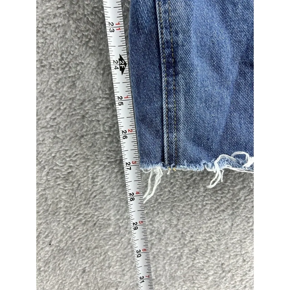 Missguided Women's Blue Denim Jeans Tall Size 6L Distressed Medium Wash - Image 9