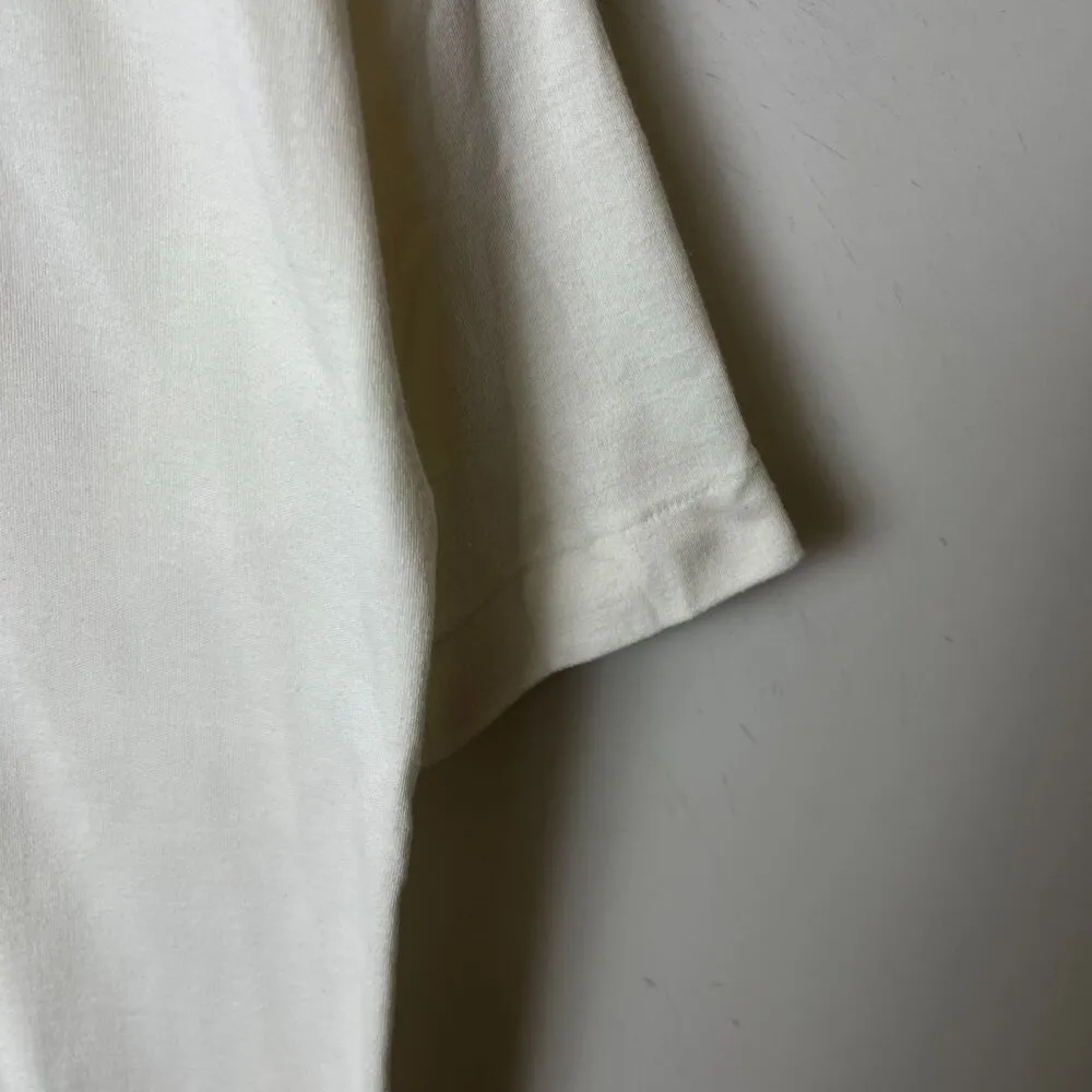 Vintage 90s Valtex Soccer T Shirt Ultimate Goal Sports Graphic Tee Football White Size M - Image 13