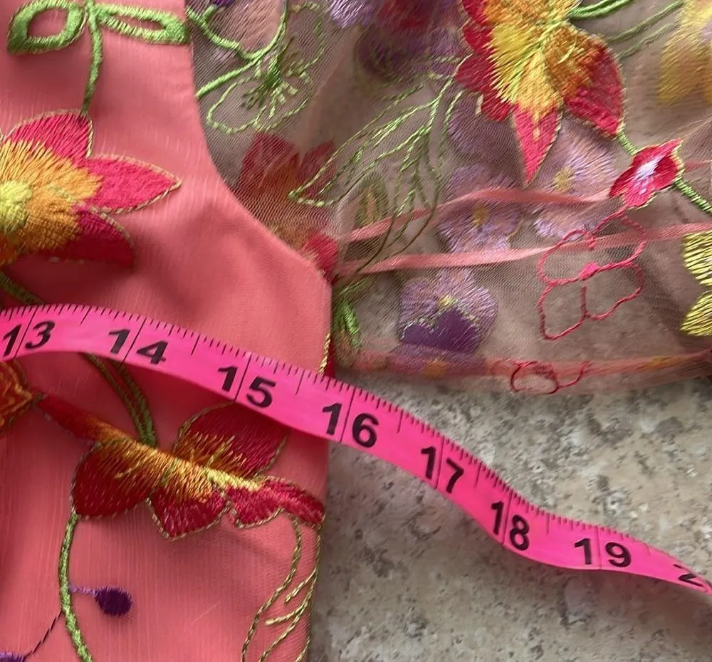 Trina Trina Turk Romance Floral Embroidered Sheath Dress - Image 14