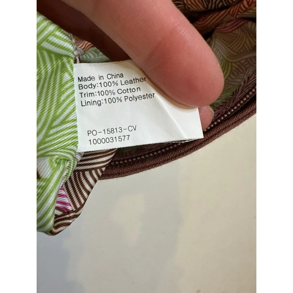 The Sak Brown Convertible Snap Backpack Crossbody Bag Purse Leather OS Pockets - Image 6