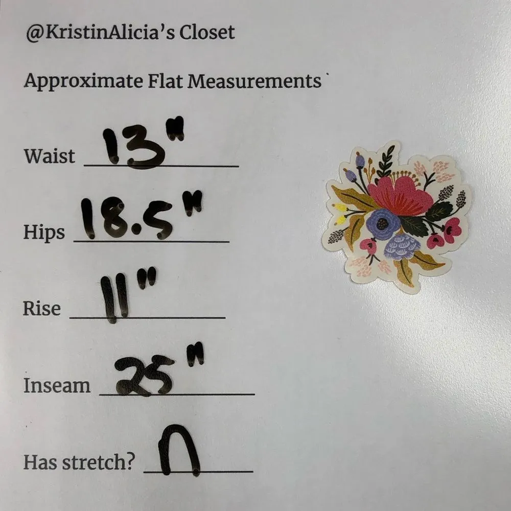 Juicy Couture High Rise White Blue Stripe Girlfriend Jeans with Studded Detail - Image 13